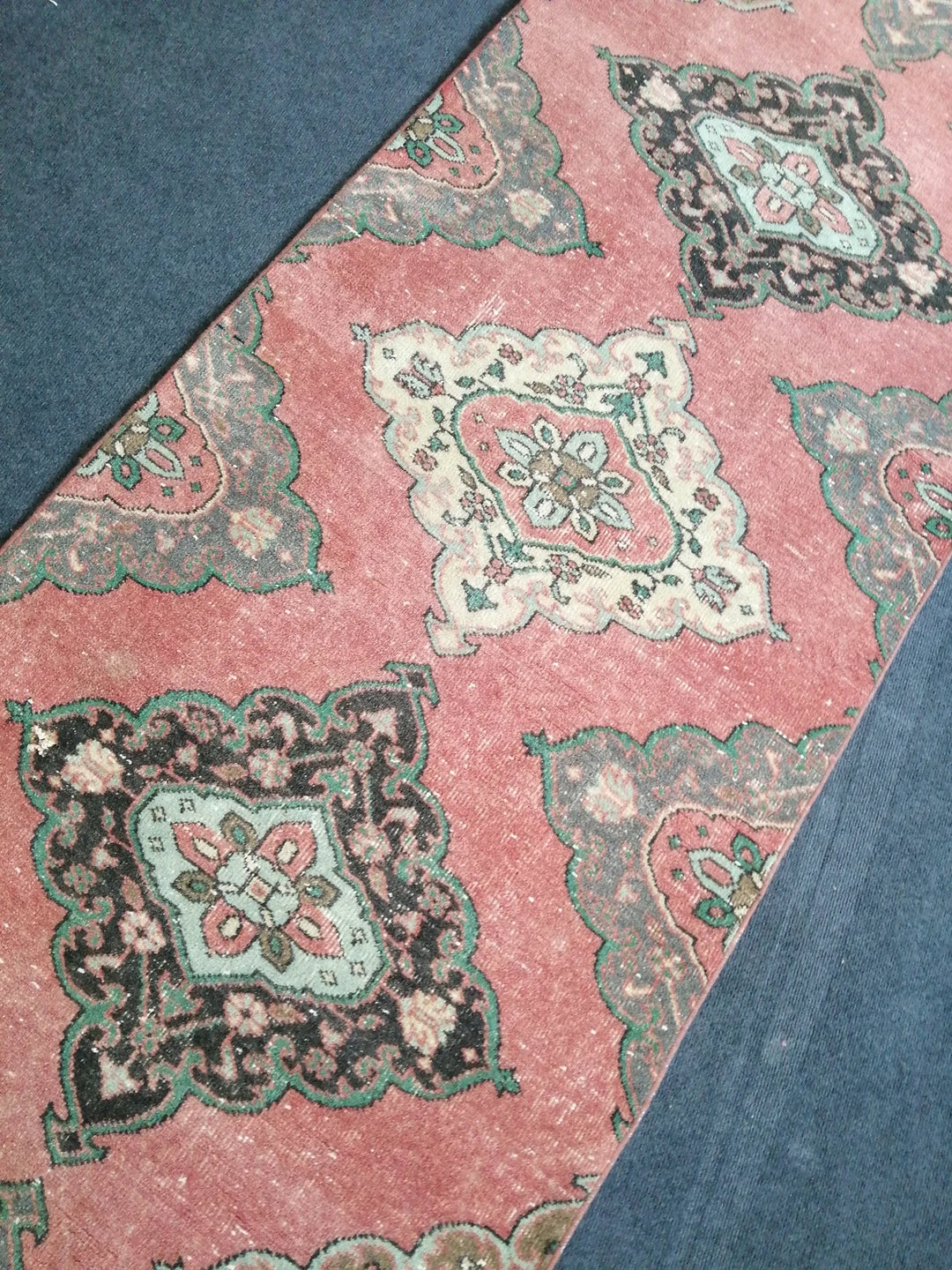 Rust Turkish Runner Rug 3' x 12' 8" Hand-Knotted | No. WR99948