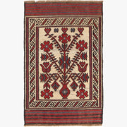 Handmade Vintage Kilim 2' 9" x 4' 4" - No. AL71539