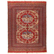 Handmade Afghan Kilim 4' 10" x 6' 2" - No. AL33711