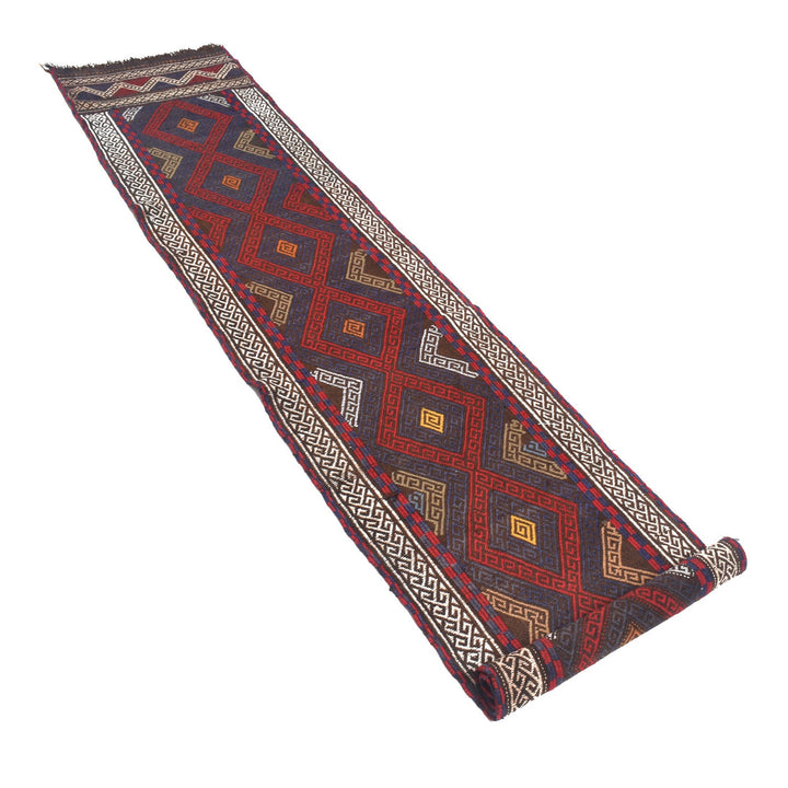 Long Kilim Runner 1' 11" x 9' 7" - No. AL63455