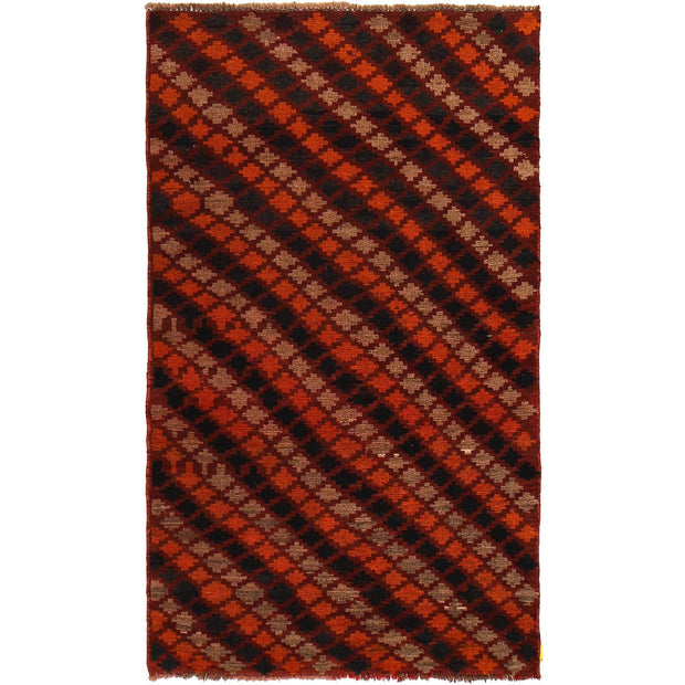 Tribal Baloch Rug 3' 4" x 5' 10" - No. AL29049