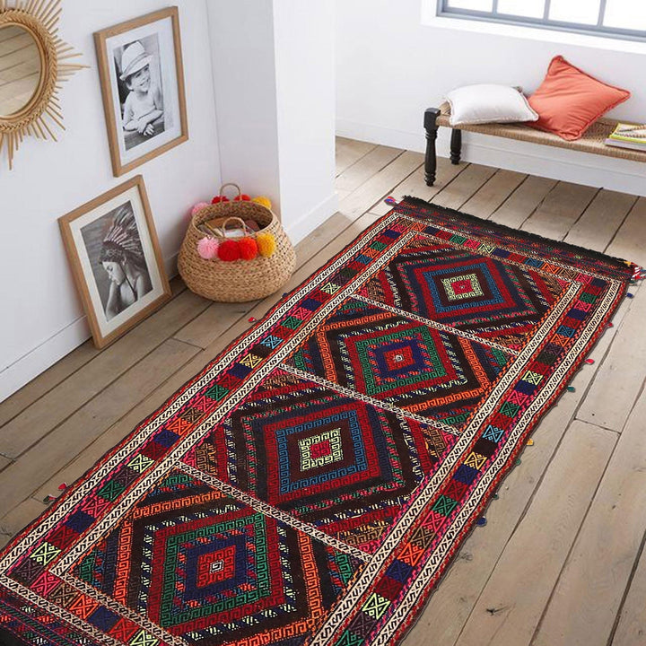 Handmade Suzani Kilim Runner 2' 2" x 5' 5" - No. AL27170