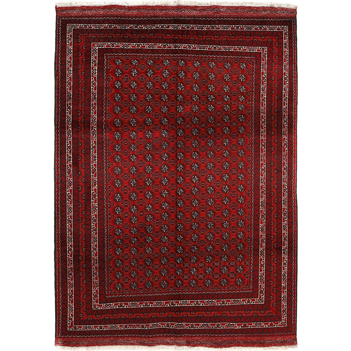Oriental Handmade Khoja Roshnai Rug 4' 11" x 6' 3" - No. AL14677