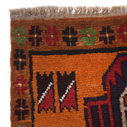 Handmade Balochi Runner Rug 2' 2" x 8' 3" - No. AL37753