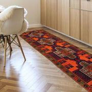 Handmade Balochi Runner Rug 2' 2" x 8' 3" - No. AL37753