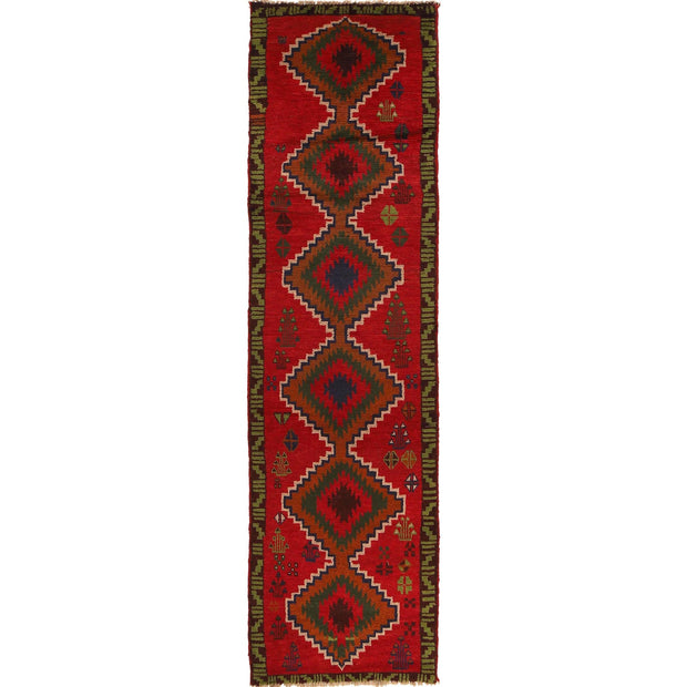 Afghan Baluchi Hallway Runner 2' 5" x 9' 2" - No. AL79312