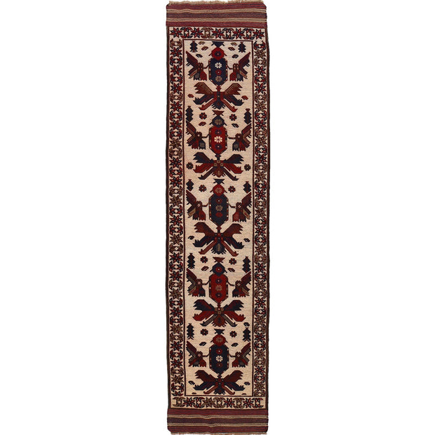 Handmade Barjista Kilim Runner Rug 2' 8" x 12' 7" - No. AL89306