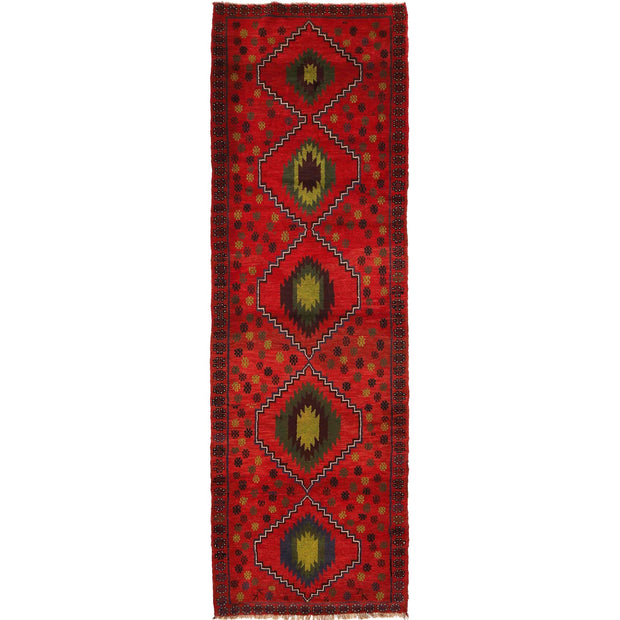 Afghan Baluchi Hallway Runner 2' 10" x 9' 6" - No. AL75034