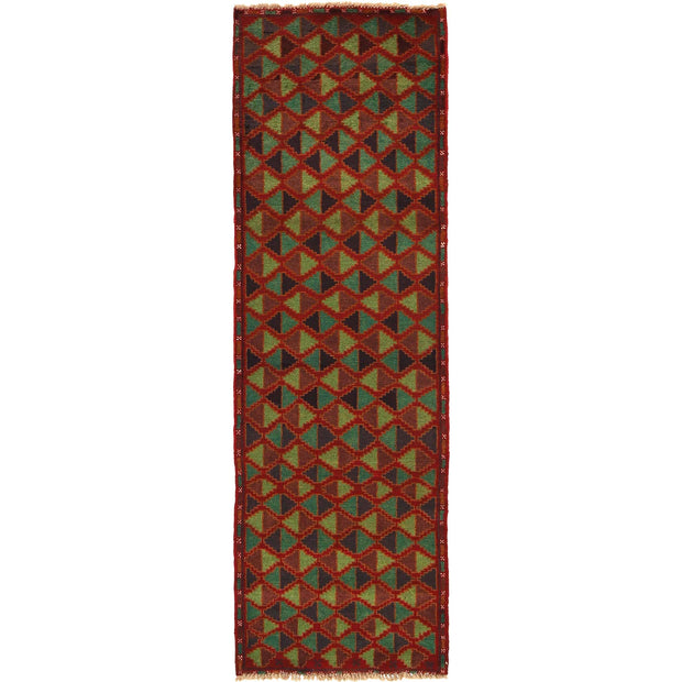 Red Color Baloch Runner 2' 4" x 7' 6" - No. AL23027