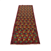 Red Color Baloch Runner 2' 4" x 7' 6" - No. AL23027