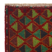 Red Color Baloch Runner 2' 4" x 7' 6" - No. AL23027