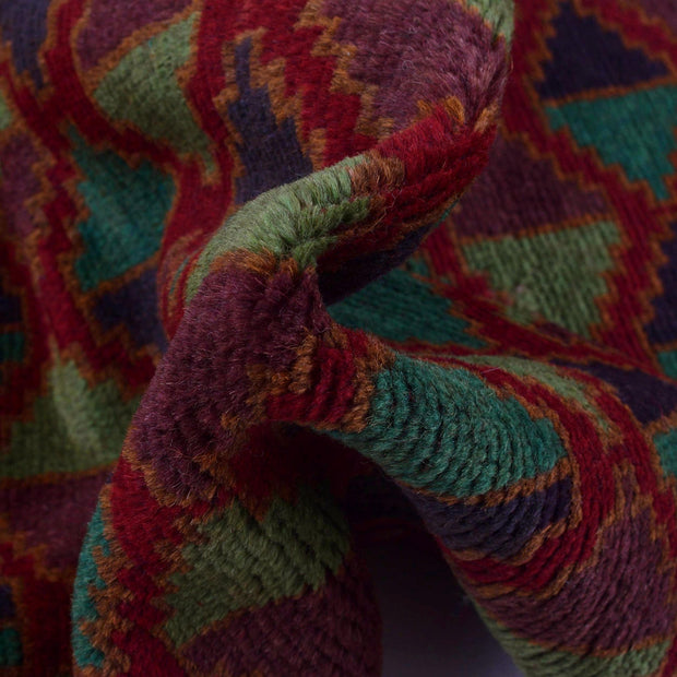 Red Color Baloch Runner 2' 4" x 7' 6" - No. AL23027