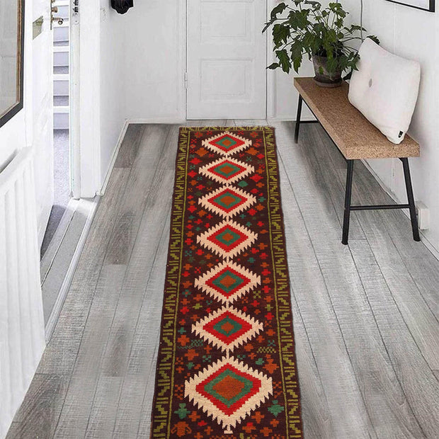 Afghan Baluchi Hallway Runner 2' 5" x 9' 7" - No. AL72626