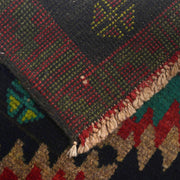 Black Color Baloch Runner 2' 2" x 6' 2" - No. AL98429