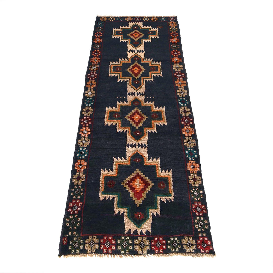 Handmade Balochi Runner Rug 2' 6" x 7' 7" - No. AL91088