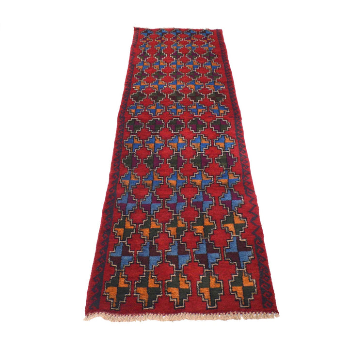 Handmade Balochi Runner Rug 2' 0" x 7' 7" - No. AL43048