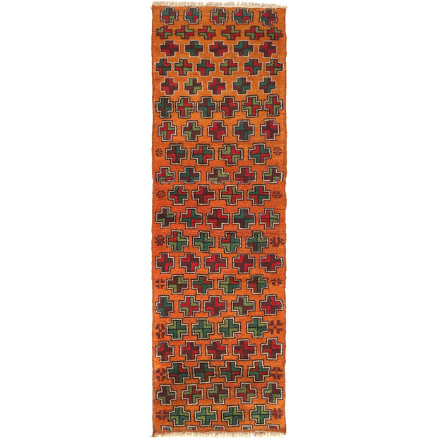 Handmade Balochi Runner Rug 2' 4" x 7' 9" - No. AL57570