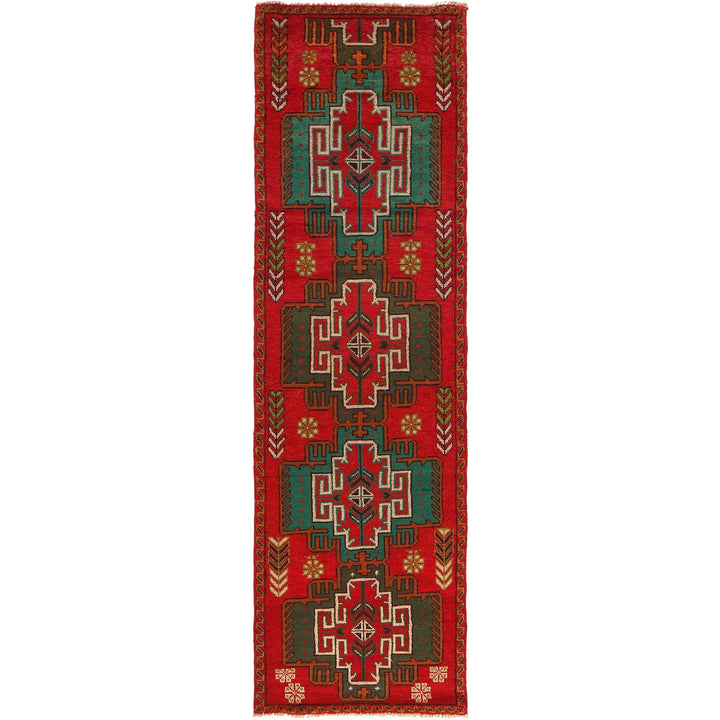 Afghan Baluchi Hallway Runner 2' 6" x 9' 4" - No. AL16242