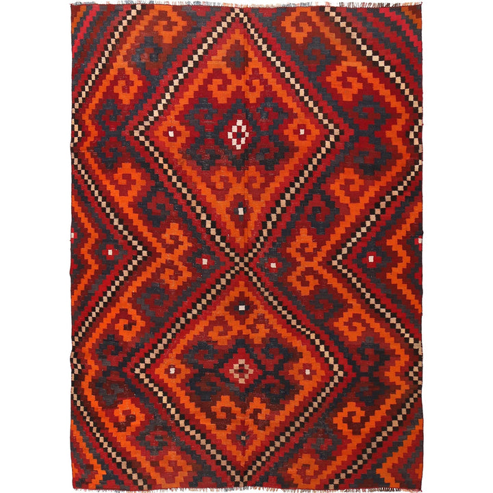 Afghan Vintage Kilim 7' 2" x 9' 11" - No. AL47214