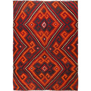 Afghan Vintage Kilim 7' 2" x 9' 11" - No. AL47214
