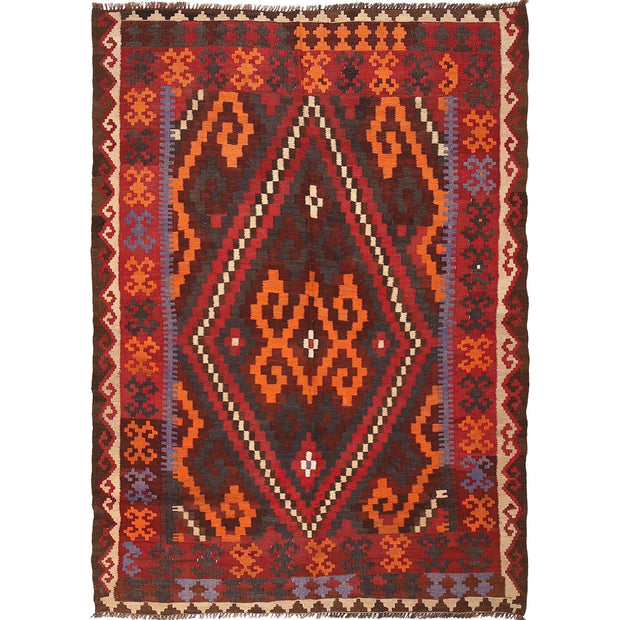 Afghan Vintage Kilim 5' 9" x 7' 11" - No. AL31761