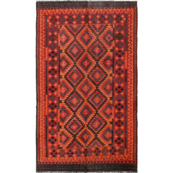 Afghan Vintage Kilim 4' 8" x 8' 1" - No. AL19547