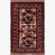 Handmade Barjista Kilim Rug 3' 9" x 6' 2" - No. AL66234