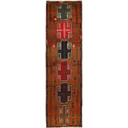 Handmade Balochi Runner Rug 2' 4" x 8' 7" - No. AL56845