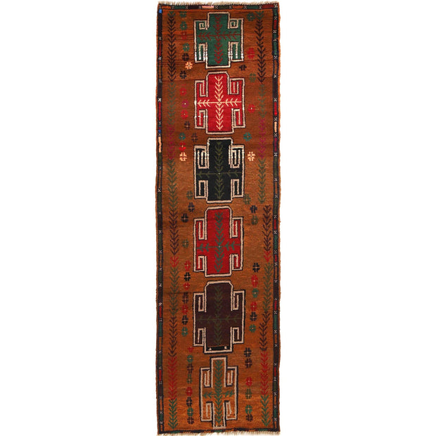 Handmade Balochi Runner Rug 2' 4" x 8' 7" - No. AL56845