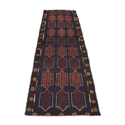 Handmade Balochi Runner Rug 2' 4" x 7' 12" - No. AL44081