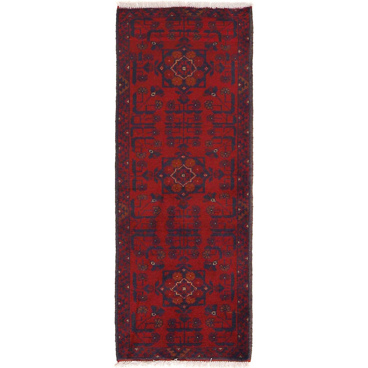 Red Khal Mohammadi Runner Rug 1' 8" x 4' 8" - No. AL68518