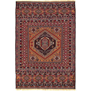 Handmade Maliki Kilim 4' 4" x 6' 10" - No. AL88486