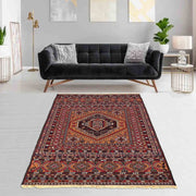 Handmade Maliki Kilim 4' 4" x 6' 10" - No. AL88486