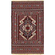 Handmade Maliki Kilim 3' 8" x 6' 4" - No. AL38219