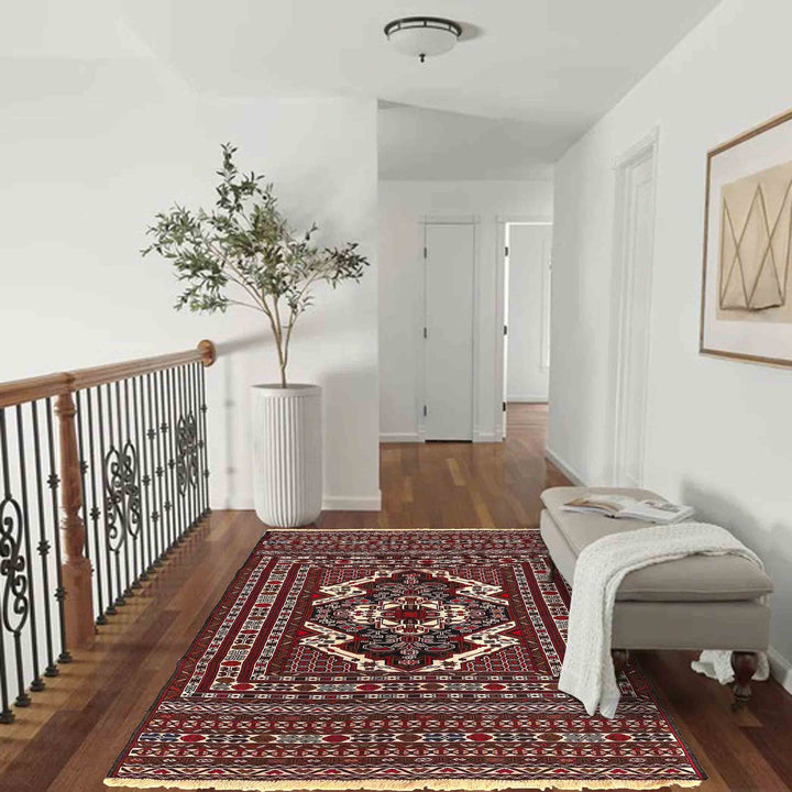 Handmade Maliki Kilim 3' 8" x 6' 4" - No. AL38219