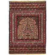 Handmade Maliki Kilim 4' 6" x 6' 5" - No. AL99960