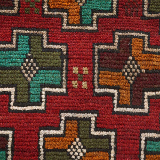 Red Color Baloch Runner 1' 11" x 6' 8" - No. AL55412