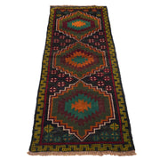 Black Color Baloch Runner 2' 0" x 6' 8" - No. AL78146
