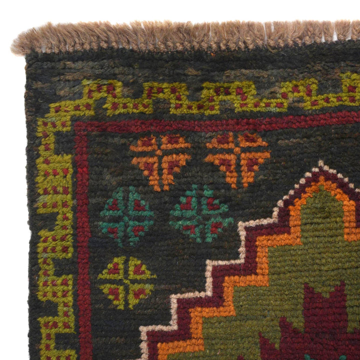 Black Color Baloch Runner 2' 0" x 6' 8" - No. AL78146