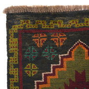 Black Color Baloch Runner 2' 0" x 6' 8" - No. AL78146