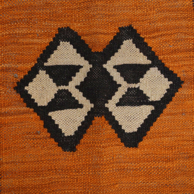 Colorful Flat-Weave Wool Kilim 7' 4" x 9' 10" - No. AL92683