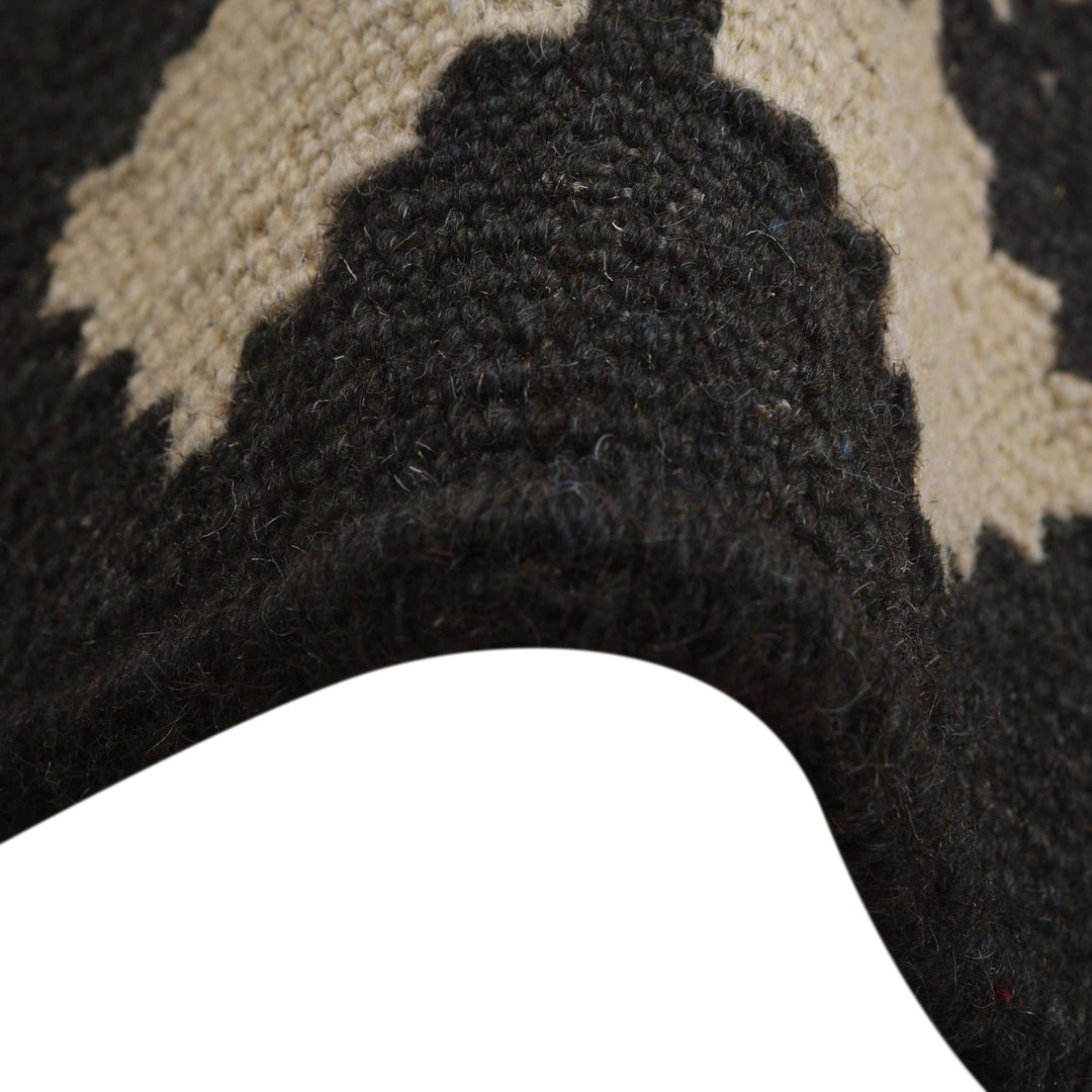 Colorful Flat-Weave Wool Kilim 7' 3" x 9' 10" - No. AL41242