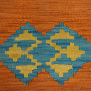 Hand Made Afghan Kilim 4' 5" x 7' 3" - No. AL71434