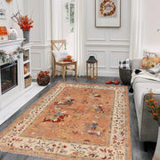 Handmade Picture Area Rug 4' 4" x 5' 10" - No. AL97302