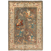 Handmade Picture Area Rug 4' 0" x 5' 10" - No. AL69722