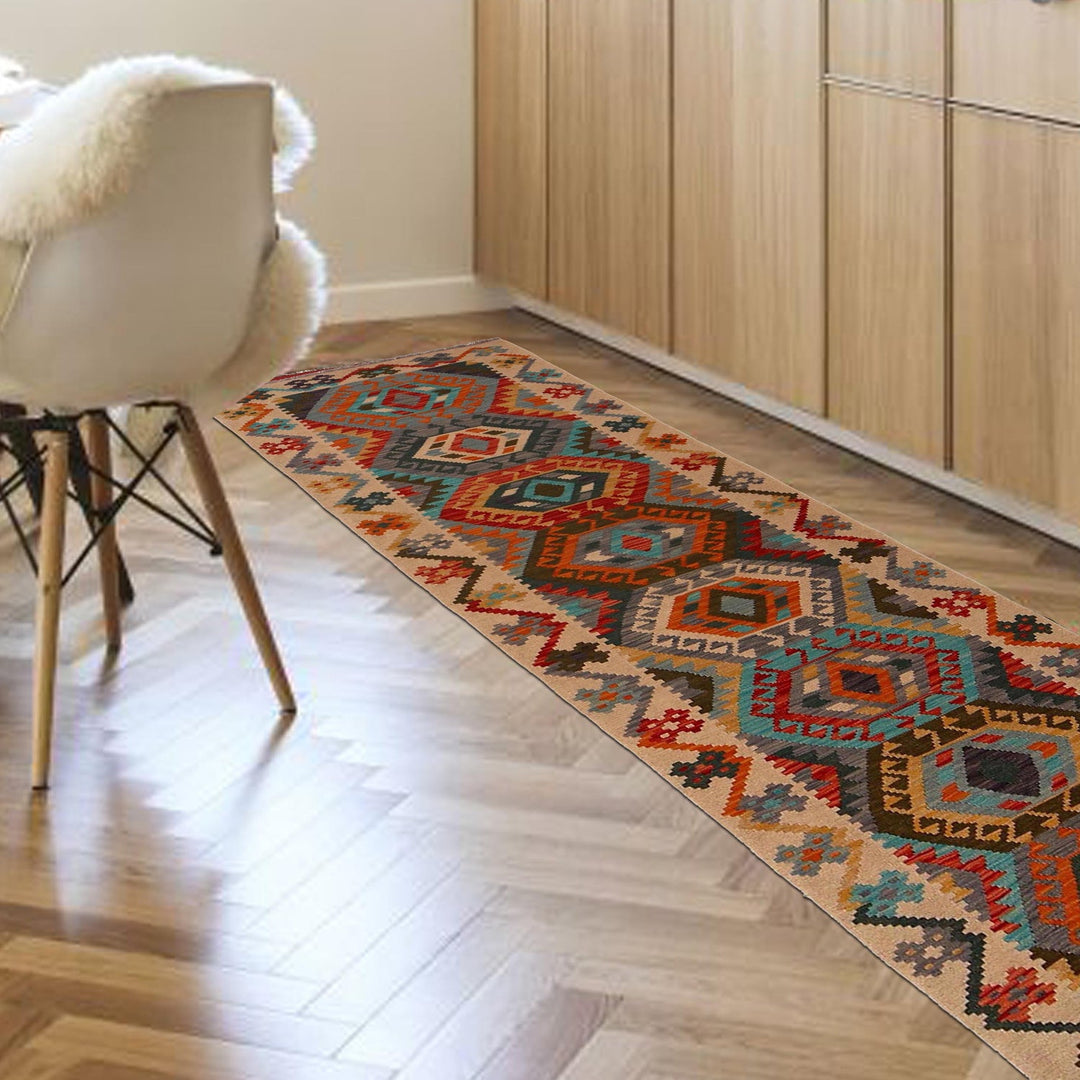 Long Chobi Kilim Runner 2' 9" x 9' 9" - No. AL80507