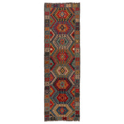 Long Chobi Kilim Runner 2' 10" x 9' 9" - No. AL70566