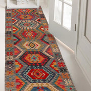 Long Chobi Kilim Runner 2' 10" x 9' 9" - No. AL70566