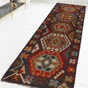 Hand Knotted Flatweave Kilim Runner 2' 9" x 9' 9" - No. AL70995