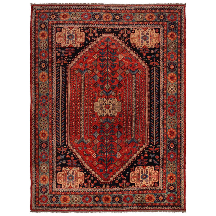 Shirazi Hand Knotted Carpet 8' 3" x 11' 2" - No. AL35674